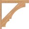 Ekena Millwork Balboa Block Smooth Outlooker, Western Red Cedar, 5 1/2"W x 36"D x 36"H OUT06X36X36BOA05SWR - alternate 2